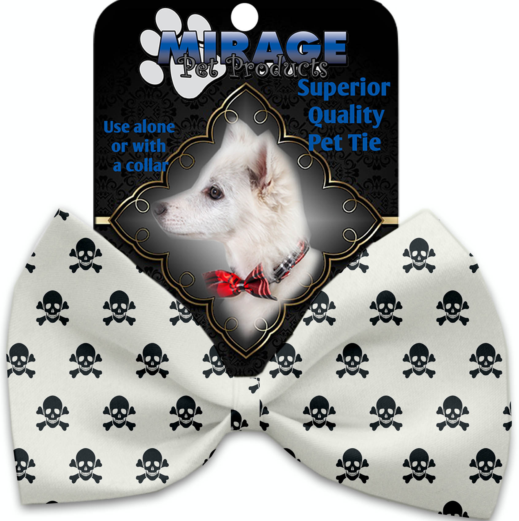 Pure Poison Pet Bow Tie Collar Accessory with Velcro